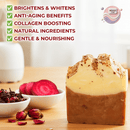 Natural Collagen Whitening Bar – Brighten & Nourish Skin - Meshay Care